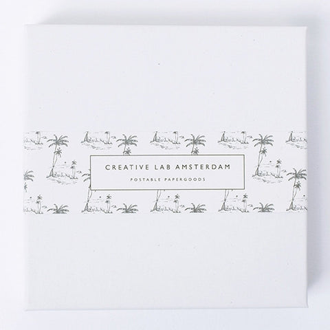 Creative Lab Amsterdam 'palm' wenskaarten box