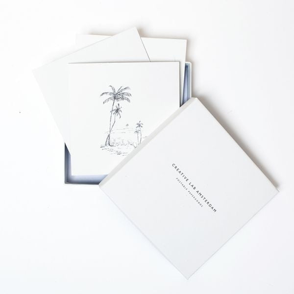 Creative Lab Amsterdam 'palm' wenskaarten box