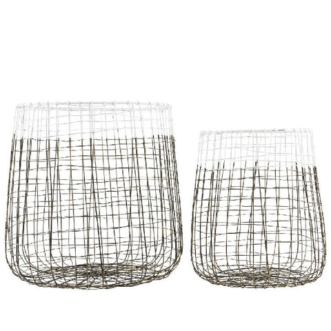 metalen mand 'deep' house doctor