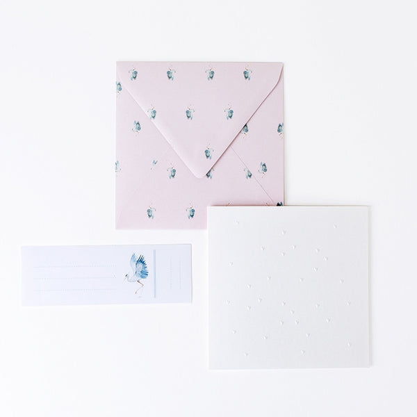 baby girl hartjes wenskaart creative lab amsterdam