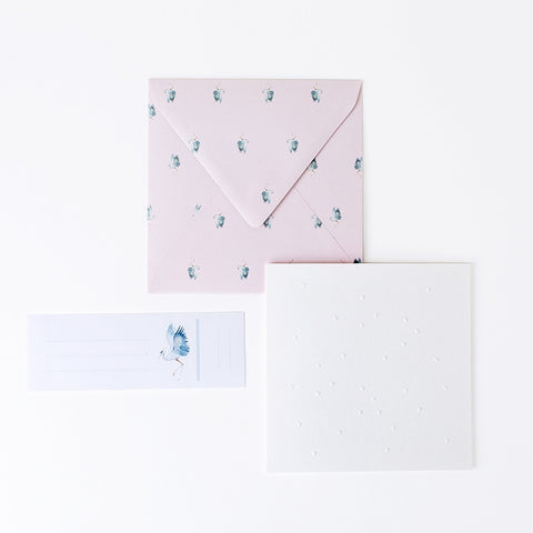 baby girl hartjes wenskaart creative lab amsterdam