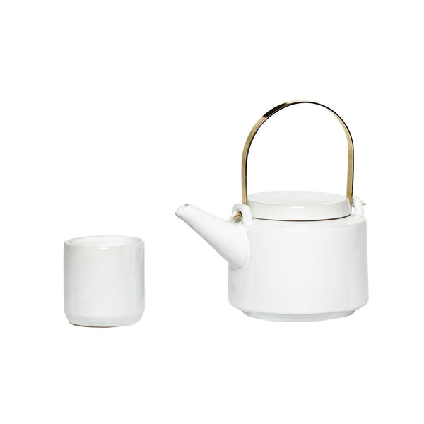 Hübsch theepot met vijf tassen