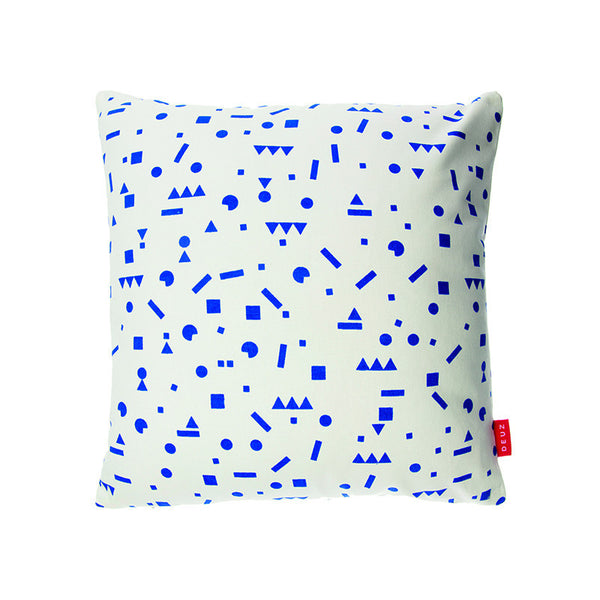 Deuz Kleurrijke kussen blauw - DesignPark