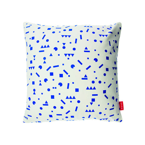 Deuz Kleurrijke kussen blauw - DesignPark