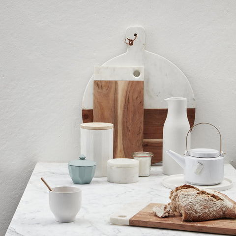 Hübsch theepot met vijf tassen