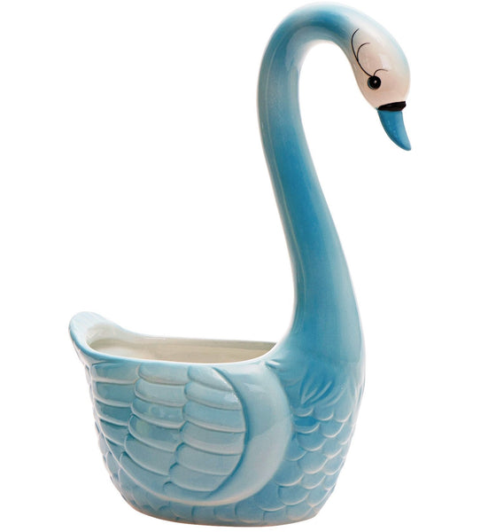 zwaan bloempot kitsch kitchen