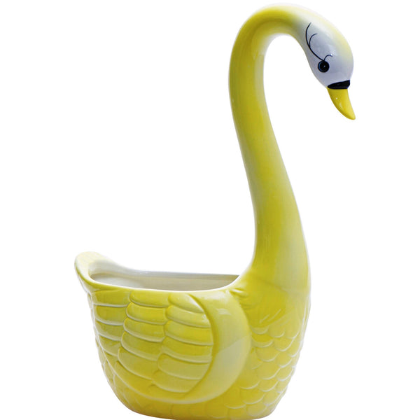 zwaan bloempot kitsch kitchen