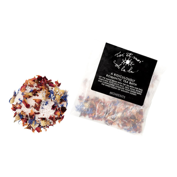 ridiculously romantic tea bath bag moments of light