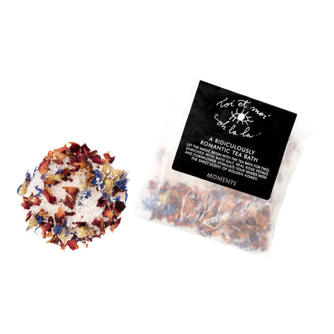ridiculously romantic tea bath bag moments of light