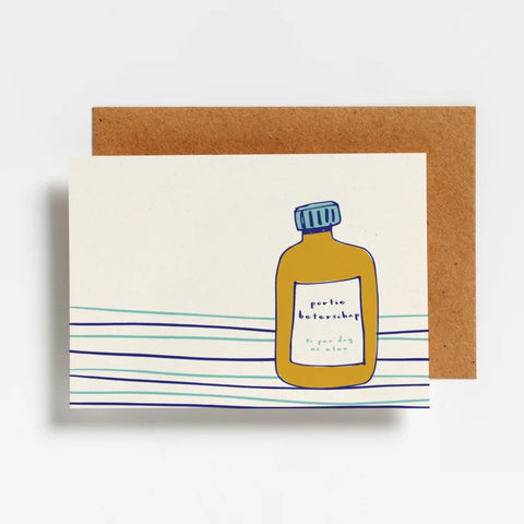 Wenskaart - Portie beterschap