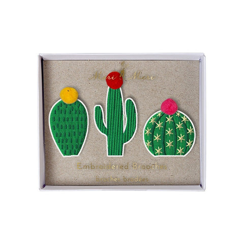 cactus brooch meri meri
