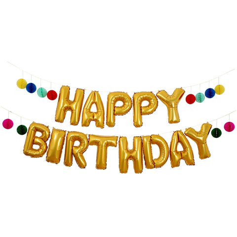 Meri meri happy birthday ballonslinger