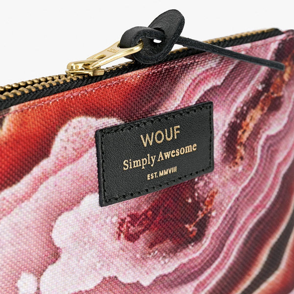Wouf Pink mineral klein tasje
