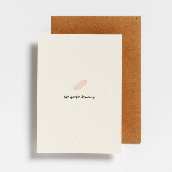 Wenskaart - 6 sterktekaartjes