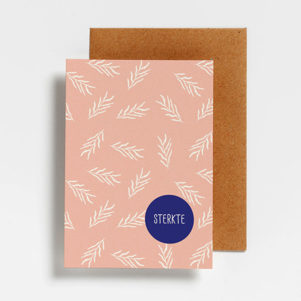Wenskaart - 6 sterktekaartjes